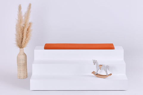 Sitzauflage für Ikea TROFAST Doppelkrepp Rot Herbstrot