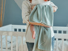 Babydecke Musselin – Mint, Lifestyleansicht
