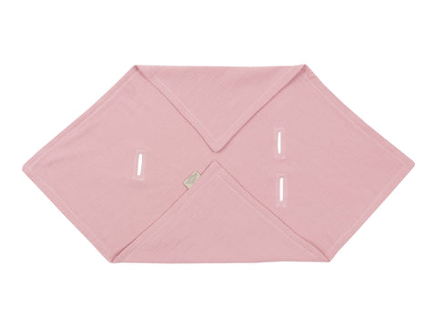 Babydecke für Babyschale Sommer aus Musselin – rosa, Produktansicht