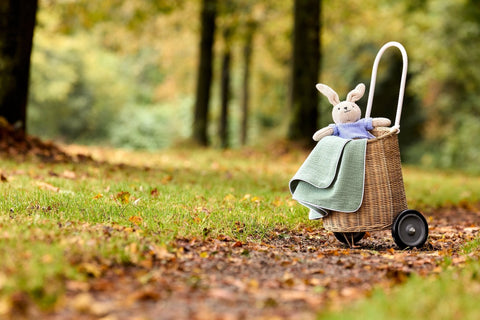 Babydecke Doppelkrepp Jade – Detail