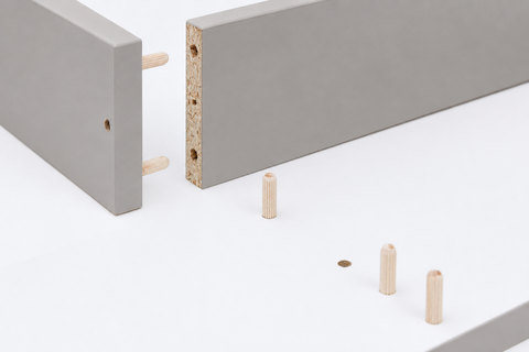 Wickelaufsatz grau passend für GULLABERG Kommode 168 cm mit seitlichen Abdeckblenden