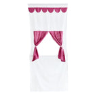 Das KraftKids Puppentheater Kasperletheater Leinen grau Pusteblumen incl. Teleskopstange ist mit grauen Leinenvorhängen mit Pusteblumenmotiv ausgestattet und eignet sich perfekt für kreative Puppenspiele und phantasievolles Spiel zu Hause oder im Kindertheater.