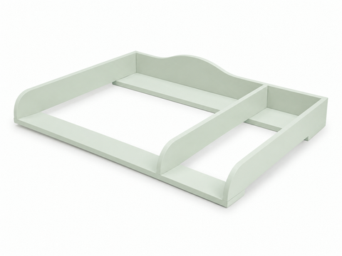 Wickelaufsatz XXL pastellgrün extra breit 108 cm mit Trennfach für 108 cm breite HEMNES