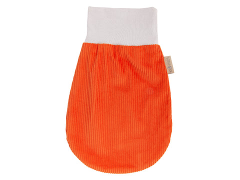 Strampelsack Frühling Sommer Cord Breitcord Orange Reinorange